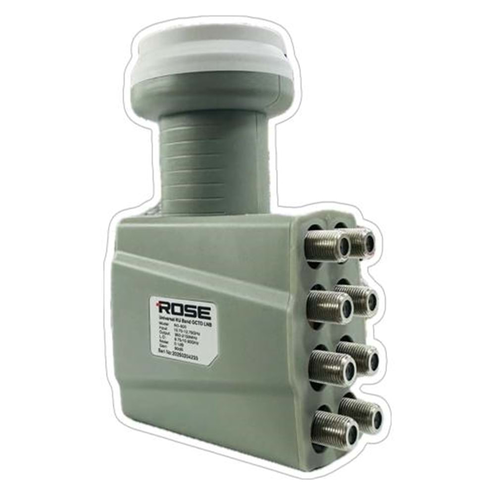Rose Sekizli Lnb Rg-800 Full Hd Uyumlu