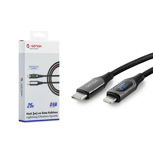 3.4 MAH PD GÖSTERGELİ İPHONE KABLO