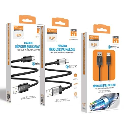 MİKRO HASIR KABLO 25W 4.6A