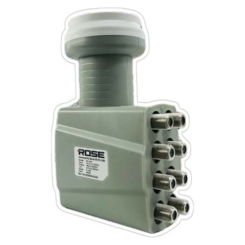 Rose Sekizli Lnb Rg-800 Full Hd Uyumlu