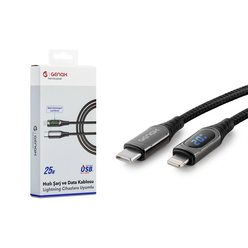 3.4 MAH PD GÖSTERGELİ İPHONE KABLO