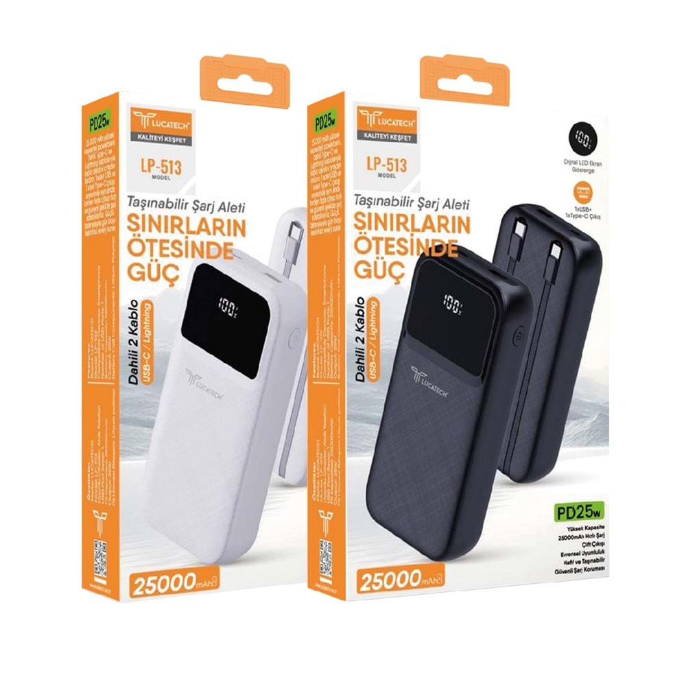 25.000 MAH 25W POWERBANK